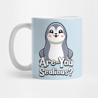Are You Sealious! Cute Seal Pun Mug